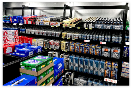 Beer Cave Shelving