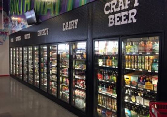 Completed c-store refrigerated storage designed by C-Plus